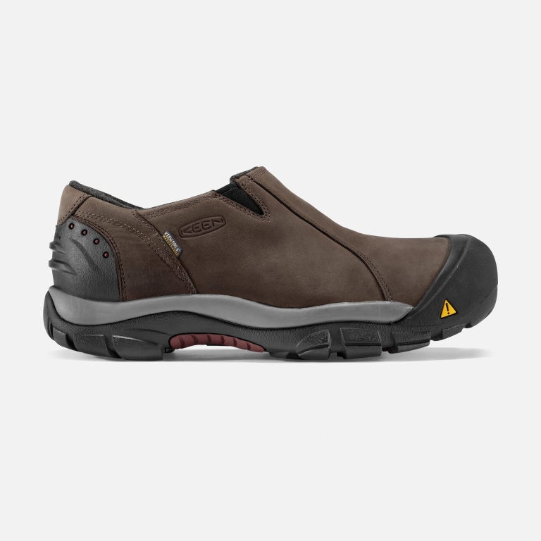 Keen Brixen Waterproof Low Waterproof Shoes - Men's Black Brown Footwear